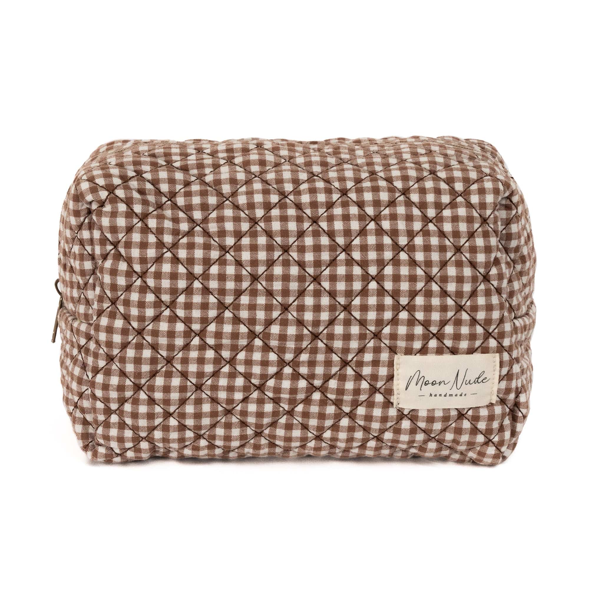 Moon Nude Coffee Large Makeup Bag