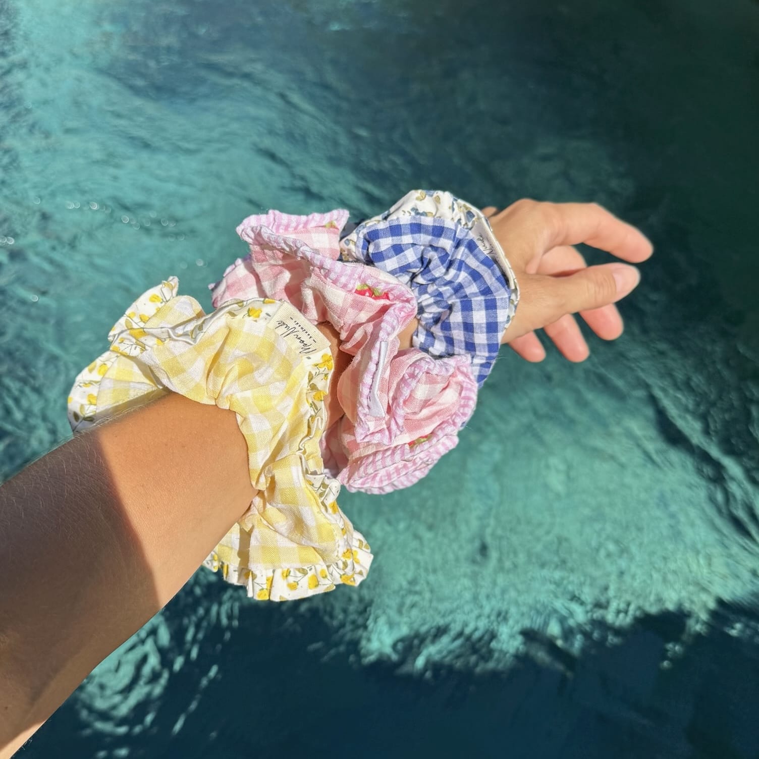 Moon Nude Strawberry Scrunchie