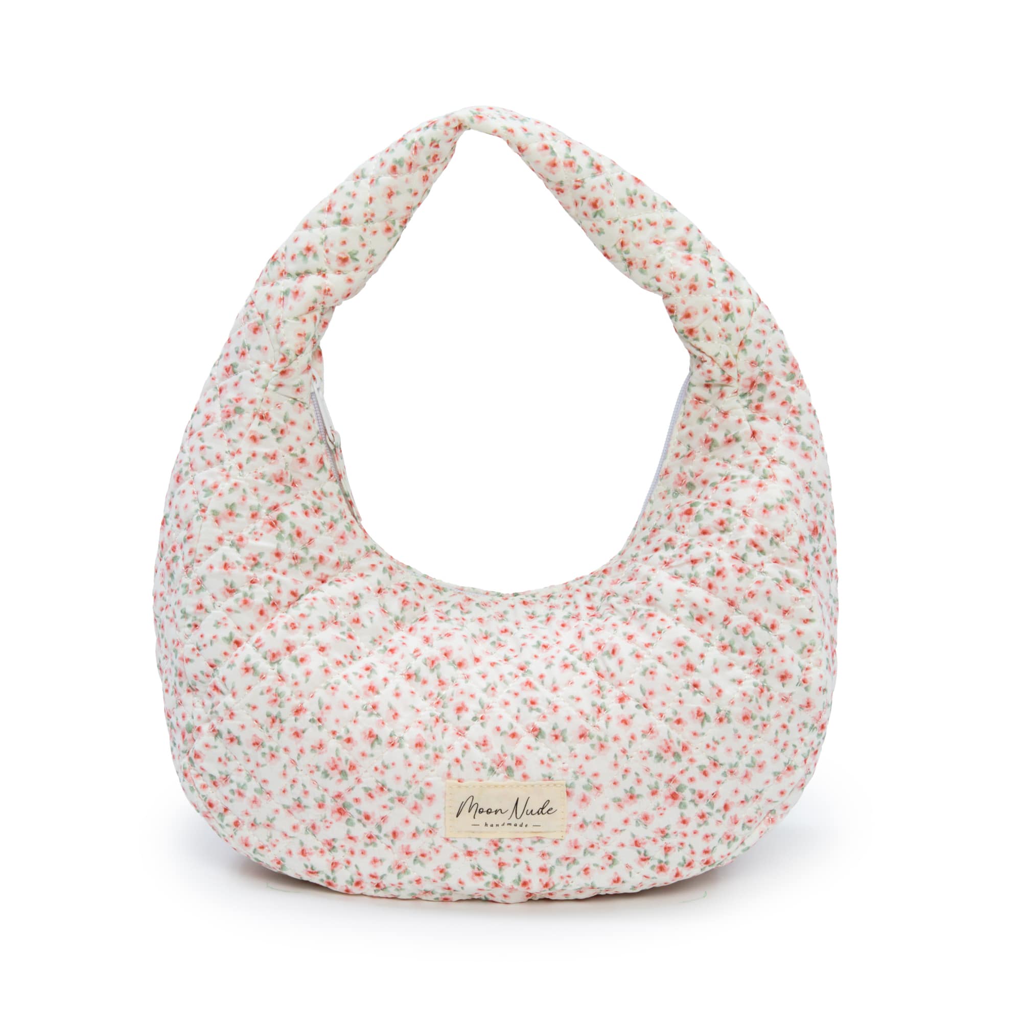 Moon Nude Peony Hoop Bag