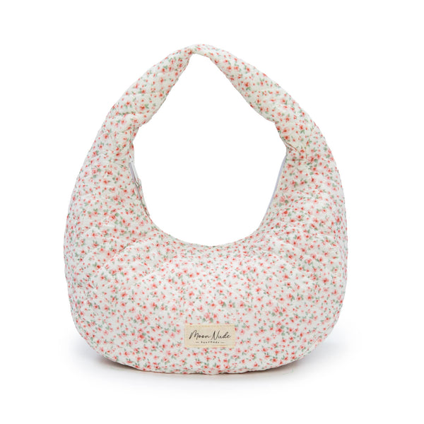 Moon Nude Peony Hoop Bag