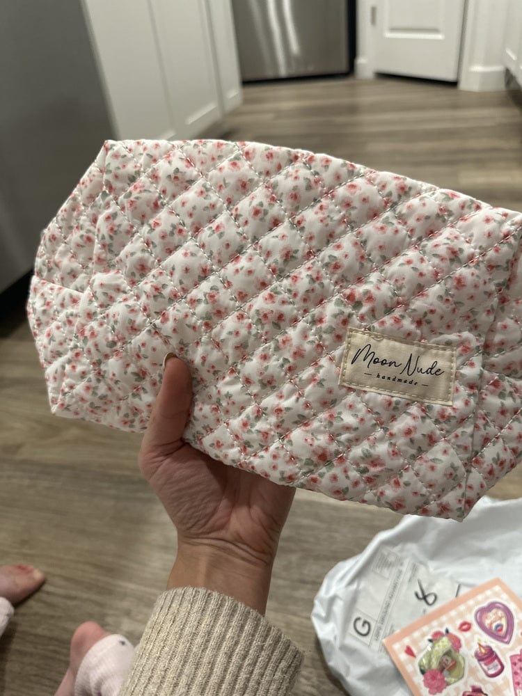 Moon Nude Peony Large Makeup Bag