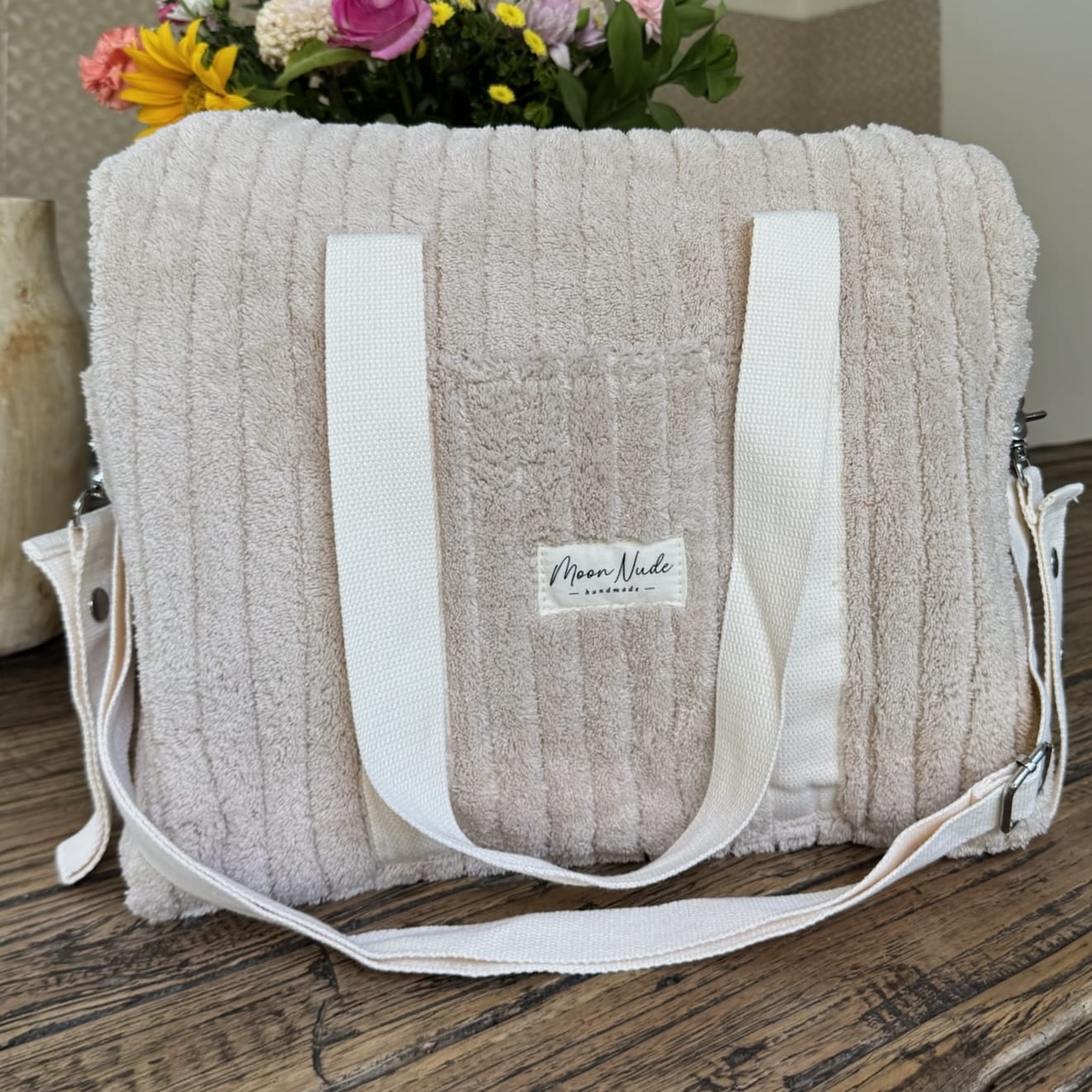 Moon Nude Teddy Diaper Bag
